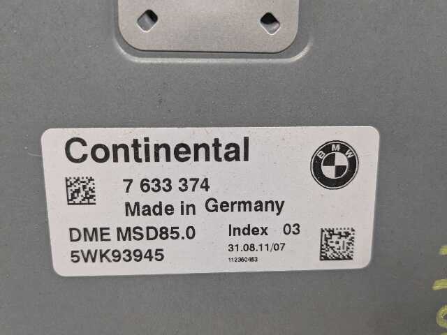 OEM BMW F02 F06 F10 F12 550 650 DME ECU Engine N63 Control Unit Module Computer