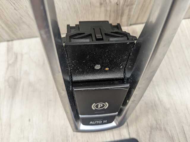 10-16 OEM BMW F01 F07 F02 550 750 Parking Brake Auto Hold Switch w/ Trim Panel