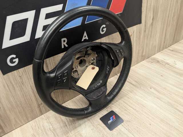 06-11 OEM BMW E90 E91 325 328 335 Multifunction Leather Steering Wheel MANUAL