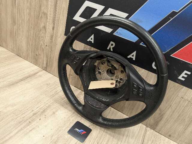 06-11 OEM BMW E90 E91 325 328 335 Multifunction Leather Steering Wheel MANUAL