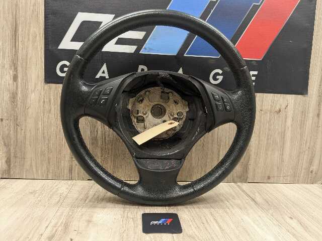 06-11 OEM BMW E90 E91 325 328 335 Multifunction Leather Steering Wheel MANUAL