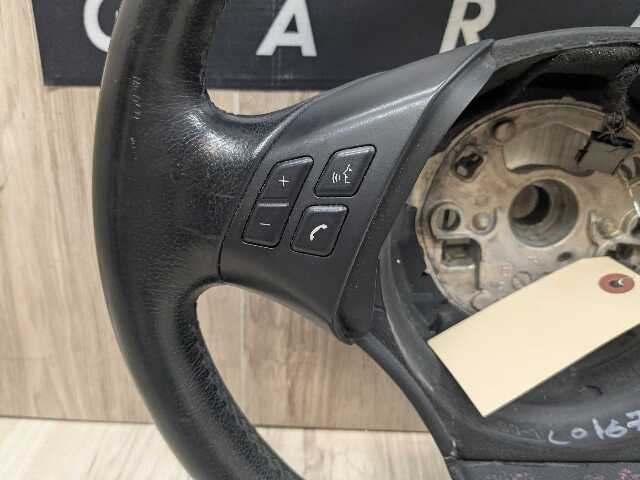 06-11 OEM BMW E90 E91 325 328 335 Multifunction Leather Steering Wheel MANUAL