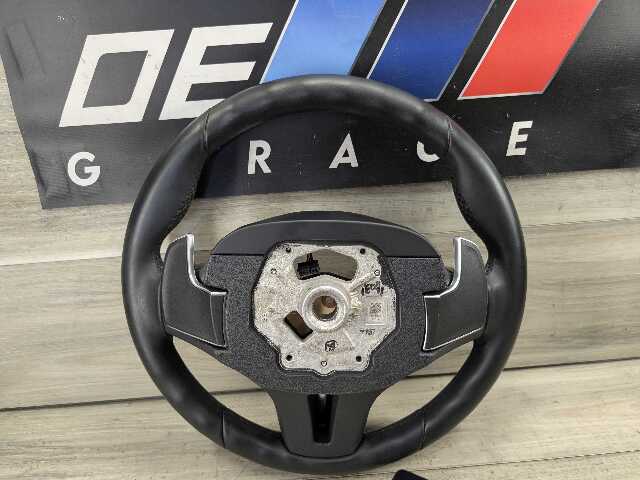 19-25 OEM BMW F44 G20 G22 G23 G26 G42 Leather Steering Wheel M SPORT Shifters