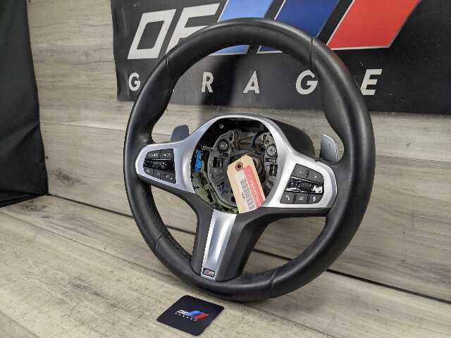 19-25 OEM BMW F44 G20 G22 G23 G26 G42 Leather Steering Wheel M SPORT Shifters
