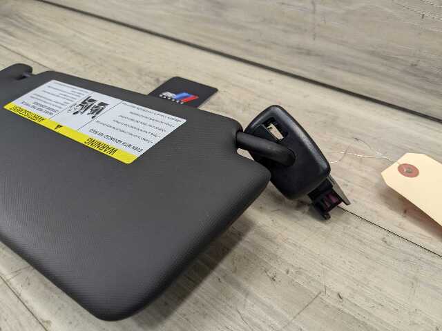 19-24 OEM BMW G20 G80 330 M340 M3 Left Driver Side Interior Sun Visor Black