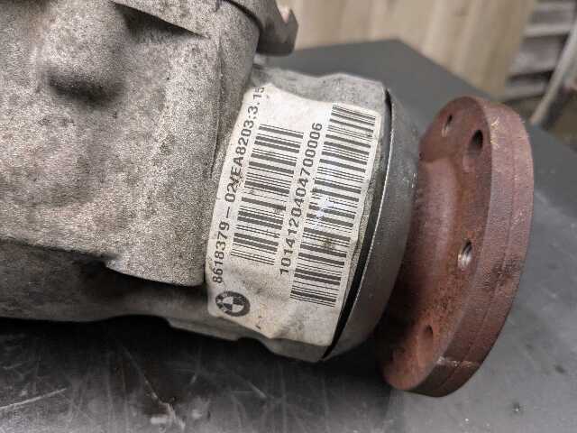 14-19 OEM BMW F15 F16 X5 X6 N55 AWD Front Differential Axle Carrier Ratio 3.15