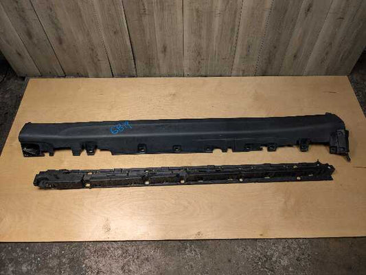 *14-18 OEM BMW F15 X5 Left Driver Side Skirt Rocker Panel Molding w/ Bracket