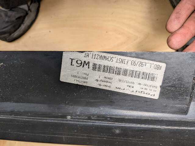 07-13 OEM BMW E92 E93 328 335 M SPORT Left Driver Side Skirt Rocker Panel Black