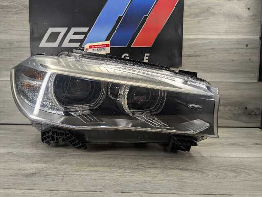 *14-19 OEM BMW F15 F16 F85 X5 X6 Right Passenger AHL Xenon Headlight + Modules