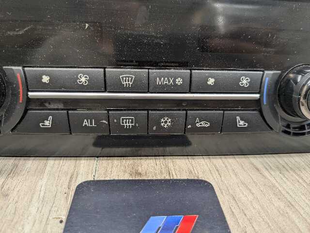 09-15 OEM BMW F01 F02 AC Heated Seats Climate Radio CD Control Panel CERAMIC