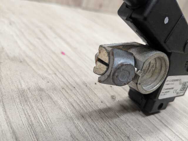OEM BMW F02 F06 F10 F12 F13 F25 Negative Battery Cable Terminal IBS Sensor Black