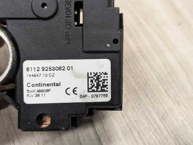 OEM BMW F02 F06 F10 F12 F13 F25 Negative Battery Cable Terminal IBS Sensor Black
