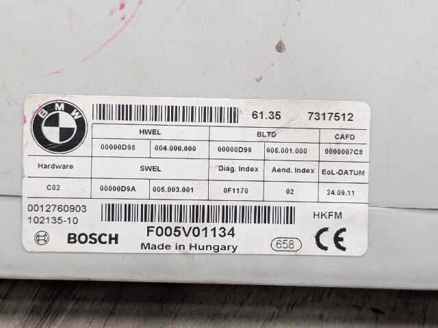 OEM BMW F01 F02 F10 F25 F26 X3 X4 Trunk Lid Tailgate Lift Control Unit Module