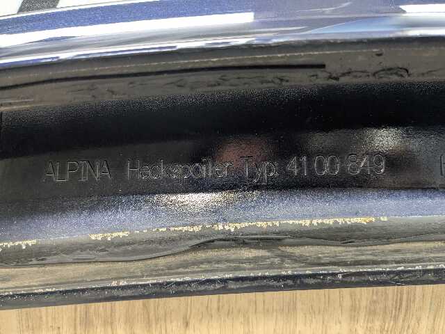 09-15 OEM BMW F01 F02 740 750 760 Alpina B7 Tailgate Trunk Lid Rear Spoiler Blue