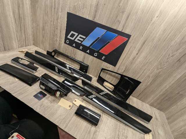 *OEM BMW F02 740 750 760 Alpina B7 Interior Dash Center Door Trim Piano Varnish