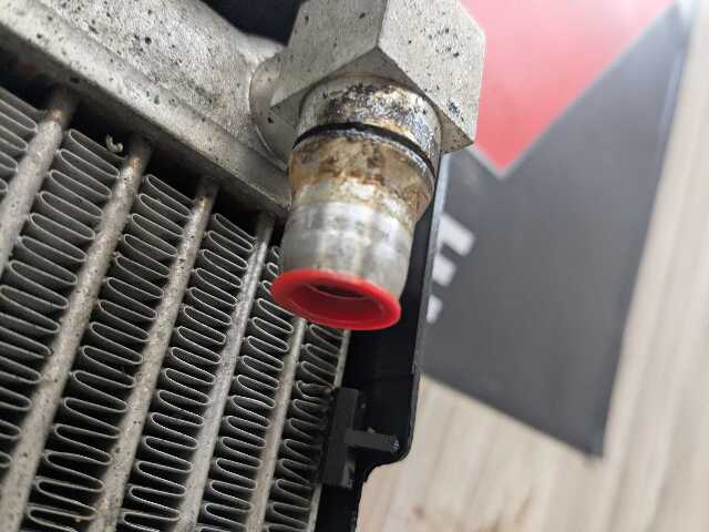 OEM BMW F02 F06 F10 F13 535 550 Front Right Passenger Auxiliary Coolant Radiator