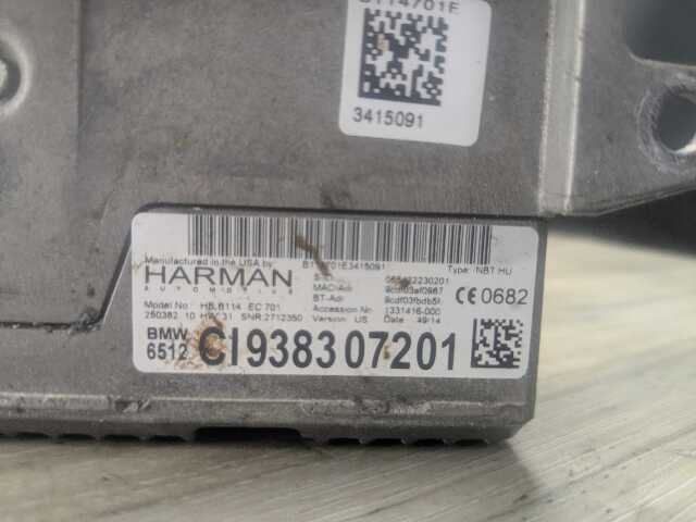 OEM BMW F10 F15 F22 F30 F32 F80 F82 X5 M3 M4 HARMAN Headunit NBT HU Radio HW 3.1