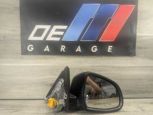 15-19 OEM BMW F16 X6 Right Passenger Side Mirror Assembly Heated Auto Dip Gray