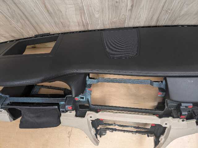 10-15 OEM BMW F01 F02 Alpina B7 Dashboard Dash Leather Panel Black / TAN w HUD