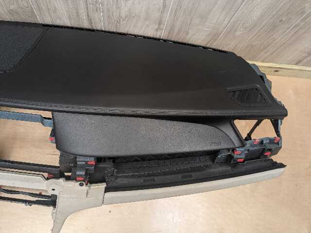 10-15 OEM BMW F01 F02 Alpina B7 Dashboard Dash Leather Panel Black / TAN w HUD