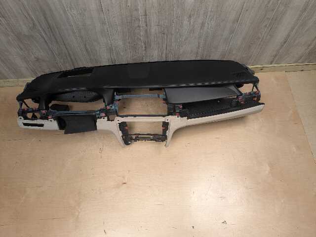 10-15 OEM BMW F01 F02 Alpina B7 Dashboard Dash Leather Panel Black / TAN w HUD