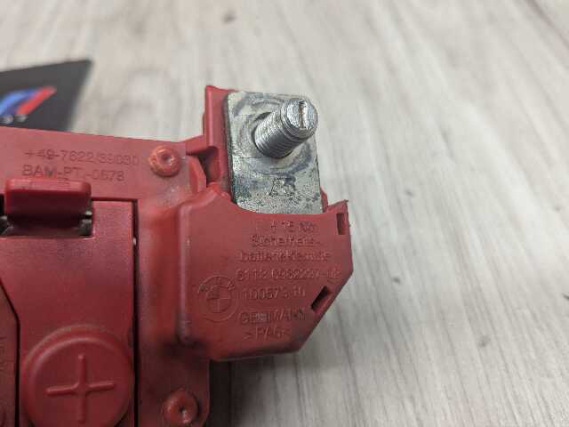 06-13 OEM BMW E82 E84 E88 E90 E92 Battery Plus Pole Terminal Positive Red Cable