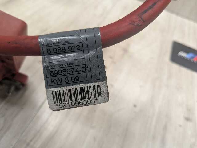 06-13 OEM BMW E82 E84 E88 E90 E92 Battery Plus Pole Terminal Positive Red Cable