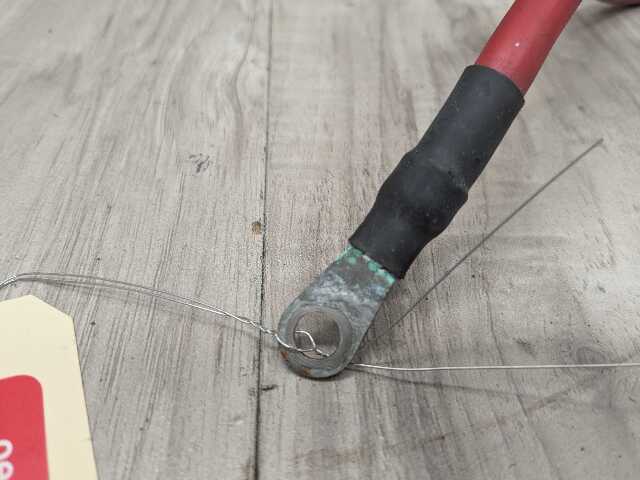 06-13 OEM BMW E82 E84 E88 E90 E92 Battery Plus Pole Terminal Positive Red Cable