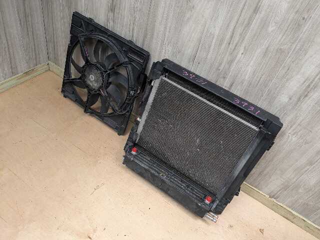 OEM BMW F85 F86 X5M X6M S63 Main Radiator Condenser Fan Shroud ASSEMBLY SET 850W