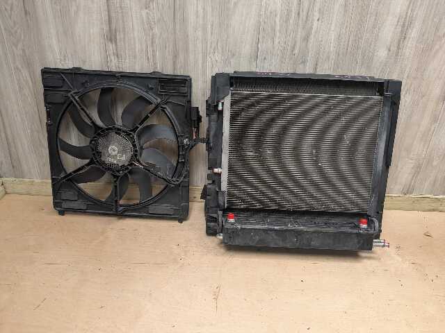 OEM BMW F85 F86 X5M X6M S63 Main Radiator Condenser Fan Shroud ASSEMBLY SET 850W