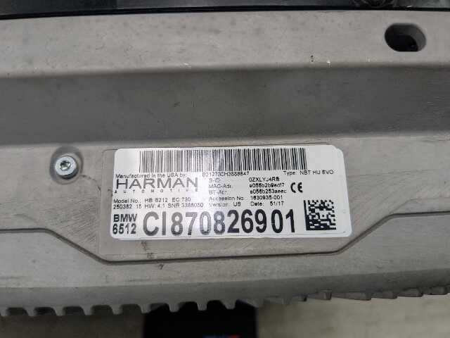OEM BMW F90 G01 G12 G30 X3 M5 Navigation NBT EVO HU Radio Audio CD Head Unit 4.1