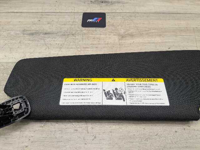 17-20 OEM BMW F90 G30 530 540 M550 M5 Interior Left Driver Sun Visor Shade Black