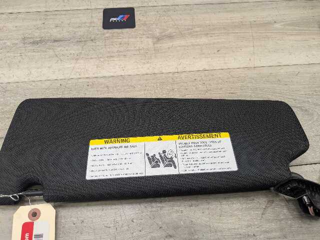 17-20 OEM BMW F90 G30 530 540 M550 M5 Interior Right Passenger Sun Visor Black
