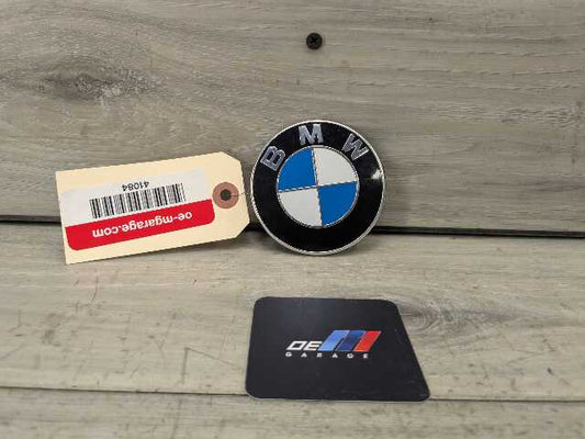 OEM BMW E90 F02 F22 F30 F32 F36 F80 F87 M3 M4 Rear Trunk Lid Round Emblem 74mm