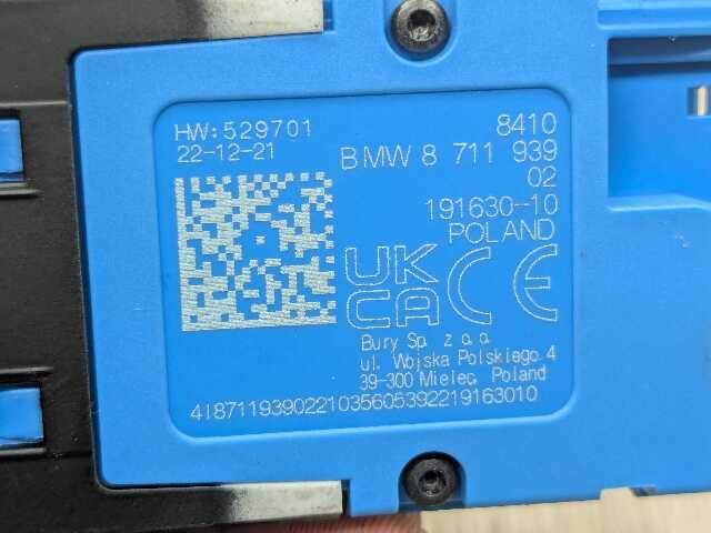 OEM BMW F44 F48 F97 G01 G05 G12 G20 G30 G80 USB Dual Type C Charger Port Socket