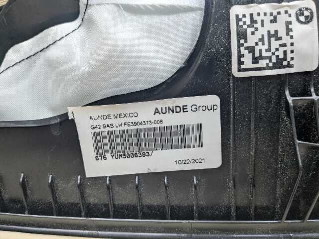 22-25 OEM BMW G42 230 M240 Rear Left Driver Seat Bolster Cushion Air Bag BEIGE