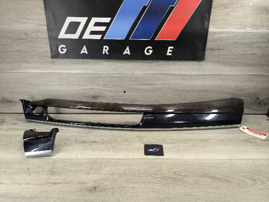 14-19 OEM BMW F15 F16 X5 X6 Wood Center Console Dash Panel Interior Trim PAIR