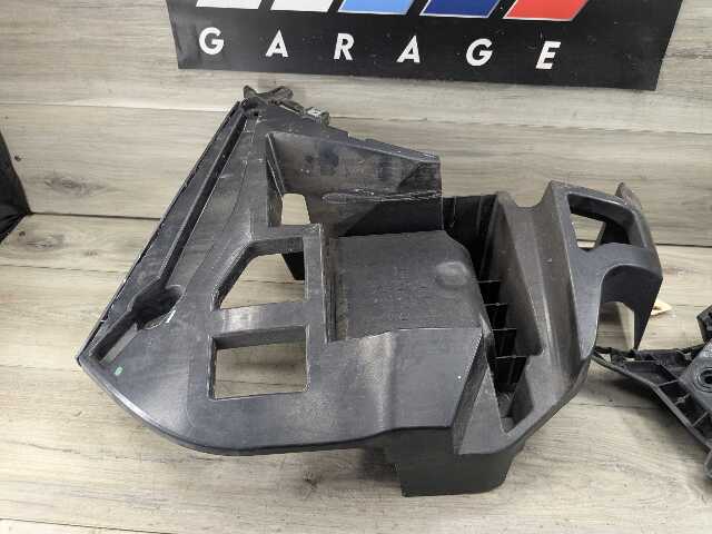 15-19 OEM BMW F16 X6 Rear Right Passenger Bumper Supports Brackets Mounts PAIR