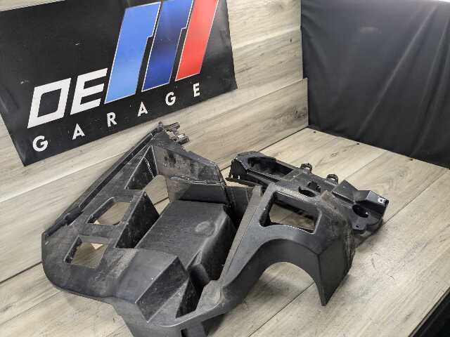 15-19 OEM BMW F16 X6 Rear Right Passenger Bumper Supports Brackets Mounts PAIR
