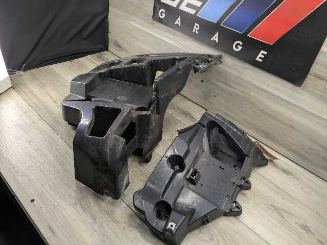 15-19 OEM BMW F16 X6 Rear Right Passenger Bumper Supports Brackets Mounts PAIR
