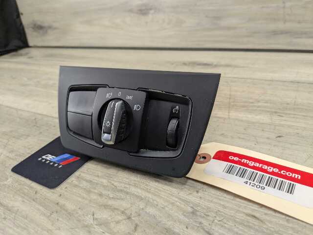 OEM BMW F22 F30 F32 F36 F80 Headlight Switch Control Panel Light Module BLACK