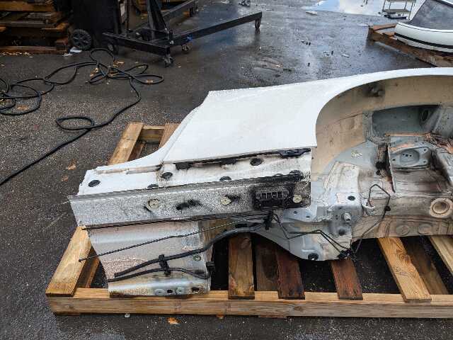 22-25 OEM BMW G42 230 M240 Rear Left Driver Side Quarter Panel Body Cut White