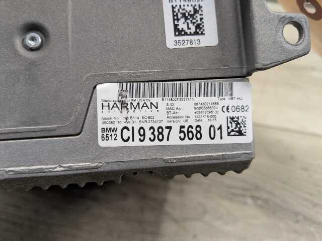 OEM BMW F15 F22 F30 F32 F80 M3 M4 Navigation HARMAN Headunit NBT HU Radio HW 3.1