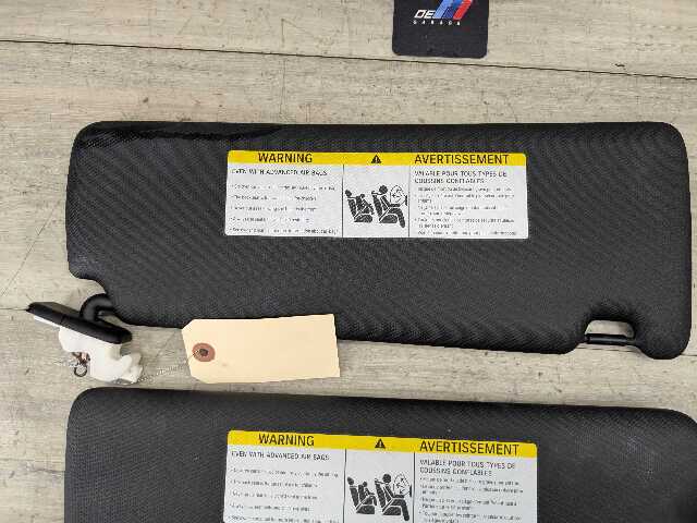 OEM BMW F30 F31 F32 F36 F80 F82 M3 M4 Left Right Interior Sun Visor PAIR Black