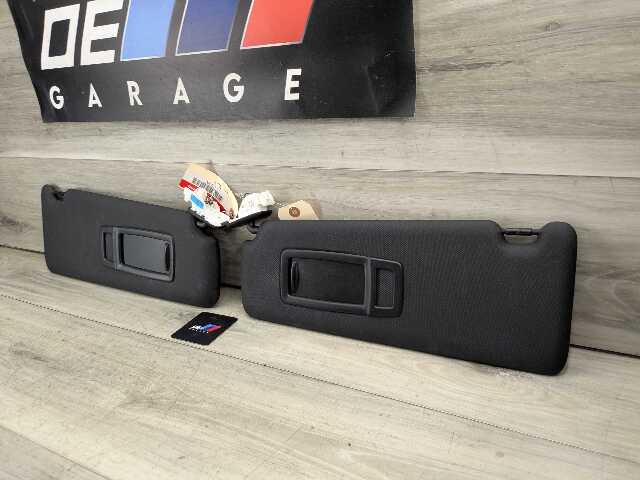 OEM BMW F30 F31 F32 F36 F80 F82 M3 M4 Left Right Interior Sun Visor PAIR Black