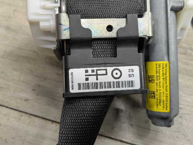 12-20 OEM BMW F30 F36 F80 M3 Front Right Passenger Side Seatbelt Retractor Black