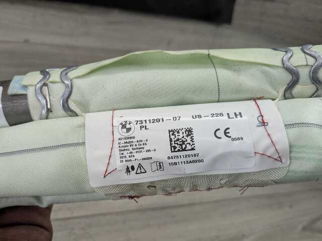 OEM BMW F30 F36 F80 M3 328 335 435 Left Driver Roof Head Curtain Air Bag Airbag