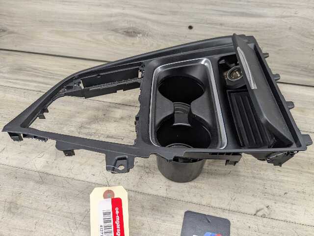 OEM BMW F30 F32 F33 F36 PRE-LCI Center Console Cup Holder Trim Cover Bezel
