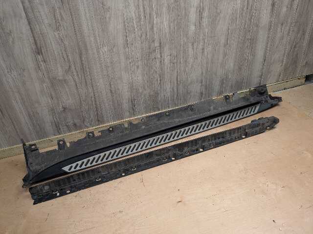 OEM BMW F15 X5 Right Passenger Running Step Board Side Skirt Panel w Bracket