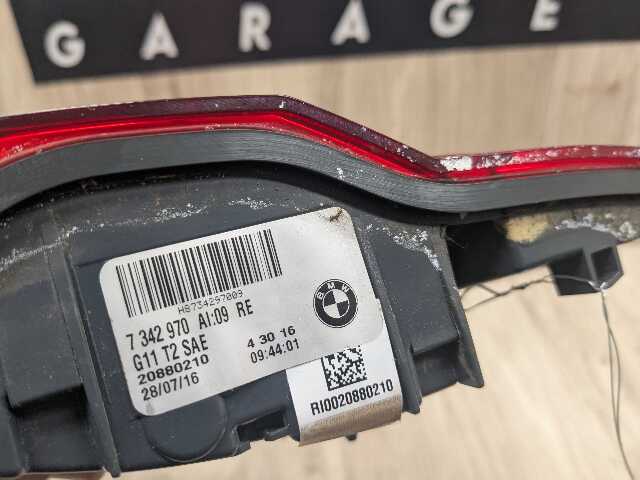 *16-19 OEM BMW G11 G12 740 750 M760 Rear Right Passenger Inner Trunk Tail Light
